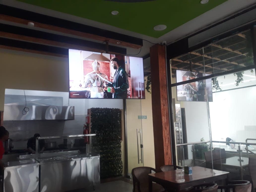 Sports Viewing Area with Big Screens