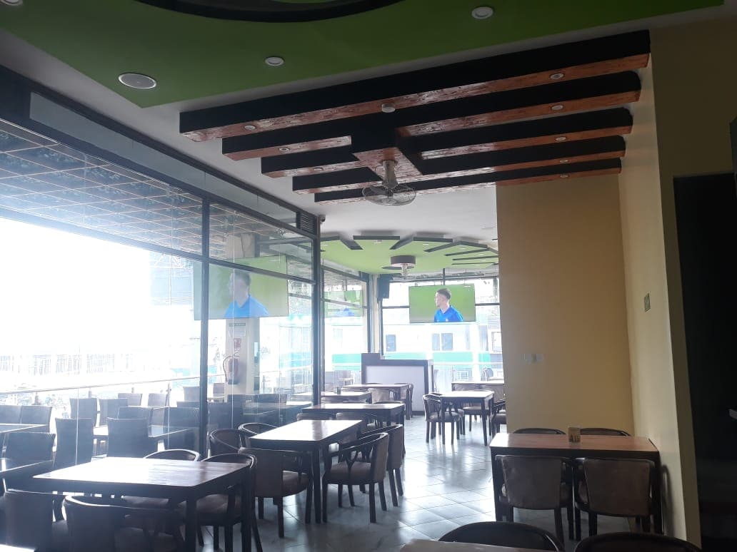 Sports Viewing Area with Big Screens